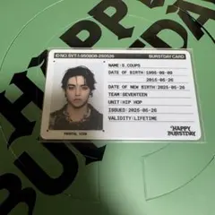 seventeen エスクプス トレカ IDカード HAPPY BURSTDAY