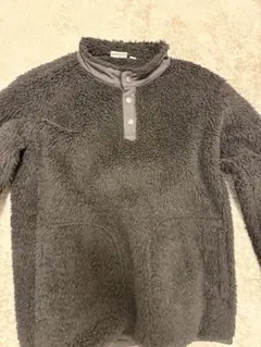 ダークグレー フリースジャケット 160