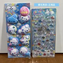 ぷくぷくあわわちゃん プチドロップステッカー　もっちりシール　カミオジャパン