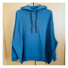 チチカカ TITICACA パーカー F ブルー 袖切替 ゆったり エスニック