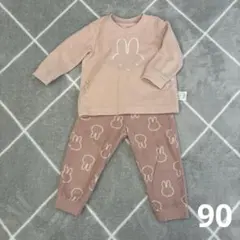 ユニクロ　ミッフィー　パジャマ　90㎝　ピンク