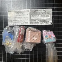サンリオキャラクターズ　レトロミニチュアチャーム　４点