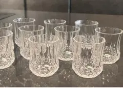 カットクリスタル　ショットグラス10個　アミューズ