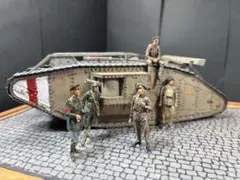 1/35 イギリス軍 マークIV 雌型 戦車 完成品のサムネイル