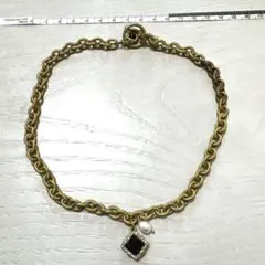 ゴールドチェーンネックレス パール付き　ZARA チョーカー