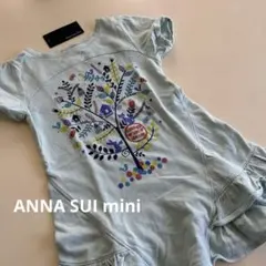 ANNA SUI miniアナスイミニ ワンピース　チュニック　ねこ　110のサムネイル