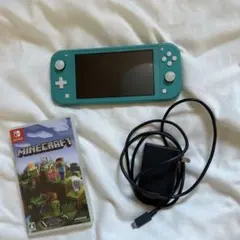 Nintendo Switch Lite ターコイズ Minecraftセット