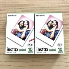 FUJIFILM instax mini インスタントフィルム 20シート