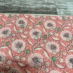 花柄プリント綿生地 ピンク リバティ
