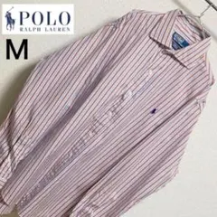 Ralph Lauren ポロバイラルフローレン　古着　美品　ストライプ　シャツ