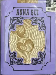 白*米様 【未使用】ANNA SUI ハート柄タイツ ストッキング S-L アナ