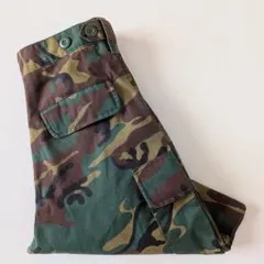 10年シンガポール軍/実品 グリーンリーフ ミリタリーパンツ古着実寸W27L30