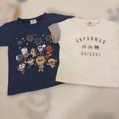 アンパンマン　半袖Tシャツ　２枚セット　90 100 しまむら