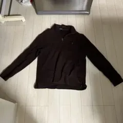 ラルフローレン ワンポイント刺繍ハーフジップ ネイビー Mサイズ