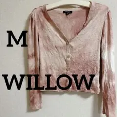 WILLOW ピンク M カーディガン