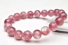 桜色 ピンクマイカ(レピドライトシリカ)　10.5mm　天然石ブレスレット
