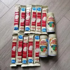 明治 ほほえみ らくらくキューブ11本＋缶ミルク3本