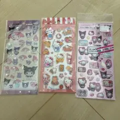 サンリオ　シール　セット　ギャル　キティ　マイメロ　クロミ　プリ
