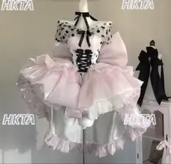 ロリータ　ドレス　ウェディング　ピンクドット