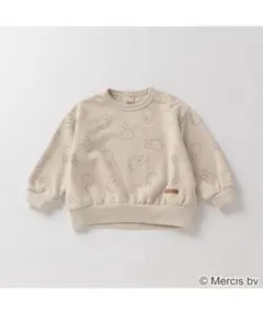 プティマイン ミッフィー 総柄 トレーナー 90