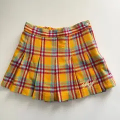 メゾピアノ mezzo piano チェックプリーツスカート
