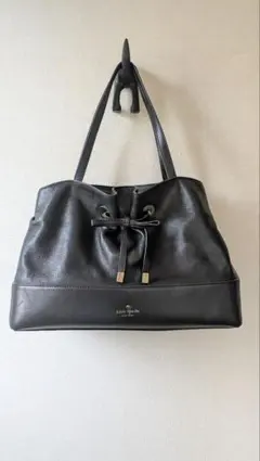 Katespade トートバッグ リボン 黒 ブラック