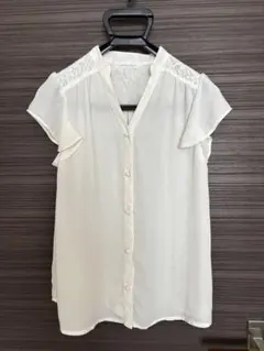 ローリーズファーム　半袖　ブラウス　背中レース