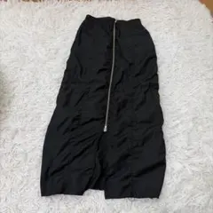 JEANASIS ブラックタイトロングスカート Fサイズ