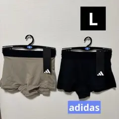 値下げ！新品adidasレディースハーフショーツ2枚セット　L 値引き不可