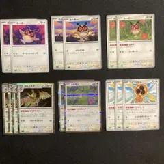 ヨルノズク　ホーホー　メタモン　テラスタルバレット　デッキ　パーツ　進化ライン