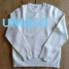 UNIQLO ホワイト 長袖ニットM