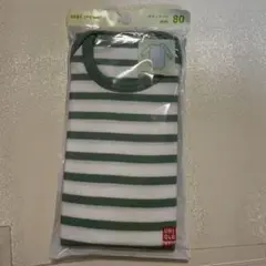 ボディスーツ　長袖　80 ストライプ