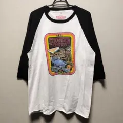 【STRANGERTHINGS】ラグラン七分丈Tシャツ M メキシコ製