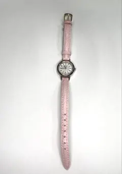SEIKO ピンクレザー アナログ腕時計
