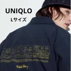 ユニクロ キース ヘリング コラボ コーチジャケット ゆったり大きめ L