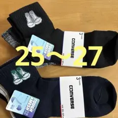 CONVERSE ソックス 3足組 ✖️2セット25-27cm メンズソックスのサムネイル