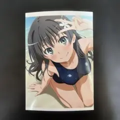 とある科学の超電磁砲 佐天涙子 スク水Ver. ブロマイド 2枚セット