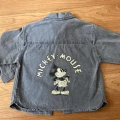 【美品】ZARA ミッキーマウス デニムジャケット 18-24ヶ月 92cm
