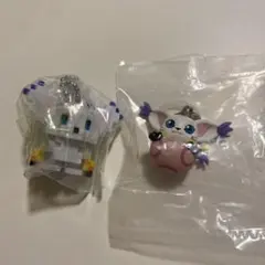 【テイルモン】デジモンドットフィギュアチャーム&めじるし