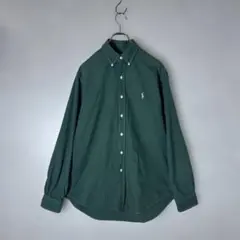 【値下げ交渉可】ポロラルフローレン グリーンチェックシャツ