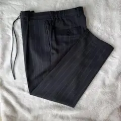 【ONLY】REDA FLEXO生地 スーツ チャコールグレー ストライプ 46