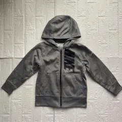 NIKE DRI-FIT ジップアップパーカー グレー XS