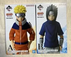 (*(様 一番くじNARUTO中忍試験編 うずまきナルト　うちはサスケ 2個セッ