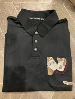 美品　M・U SPORTS レディース ゴルフウェア ポロシャツ ブラック40