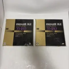未開封 maxell XLⅡ 35-180 オープンリールテープ 2本のサムネイル