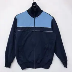 昭和レトロ ブロークコア スポーツ　国産古着 配色 トラックジャケット