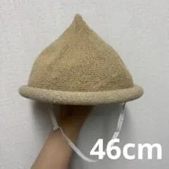 キッズ用 麦わら帽子風ハット ベージュ 46cmのサムネイル