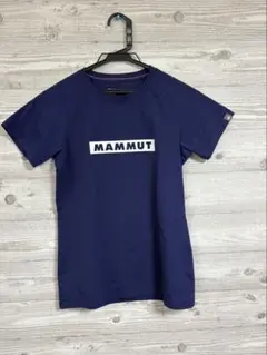 MAMMUT ネイビー Tシャツ M レディース