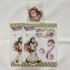 鬼滅の刃 バレンタイン アクリルスタンド アニマルクッキーバッジ 禰豆子
