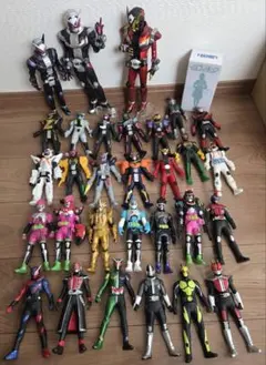 一番くじ ソフビクス　ライダーヒーローシリーズ他　ソフビフィギュア計31体セット